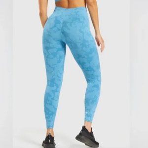 Adapt Camo Seamless Leggings - Blue